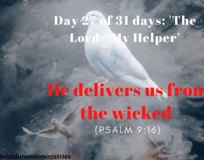 He delivers us from the wicked