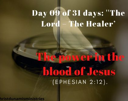 The power in the blood of Jesus
