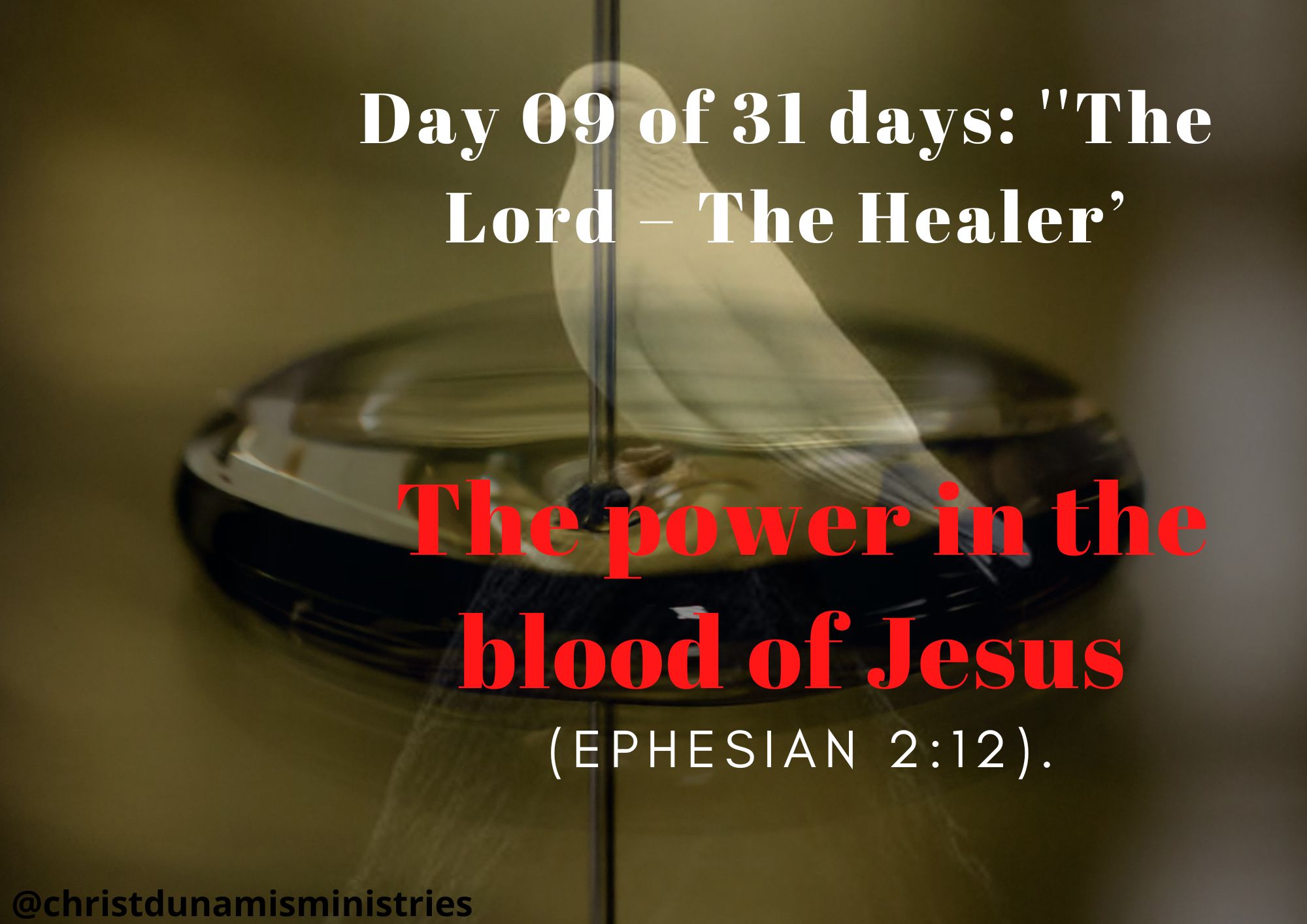 The power in the blood of Jesus