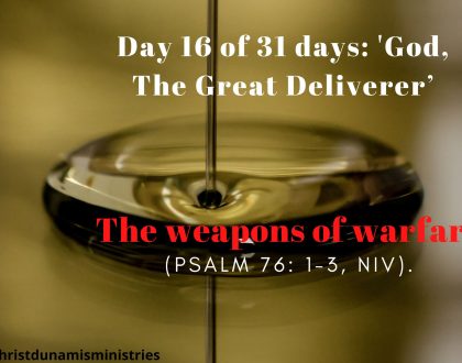 The weapons of warfare