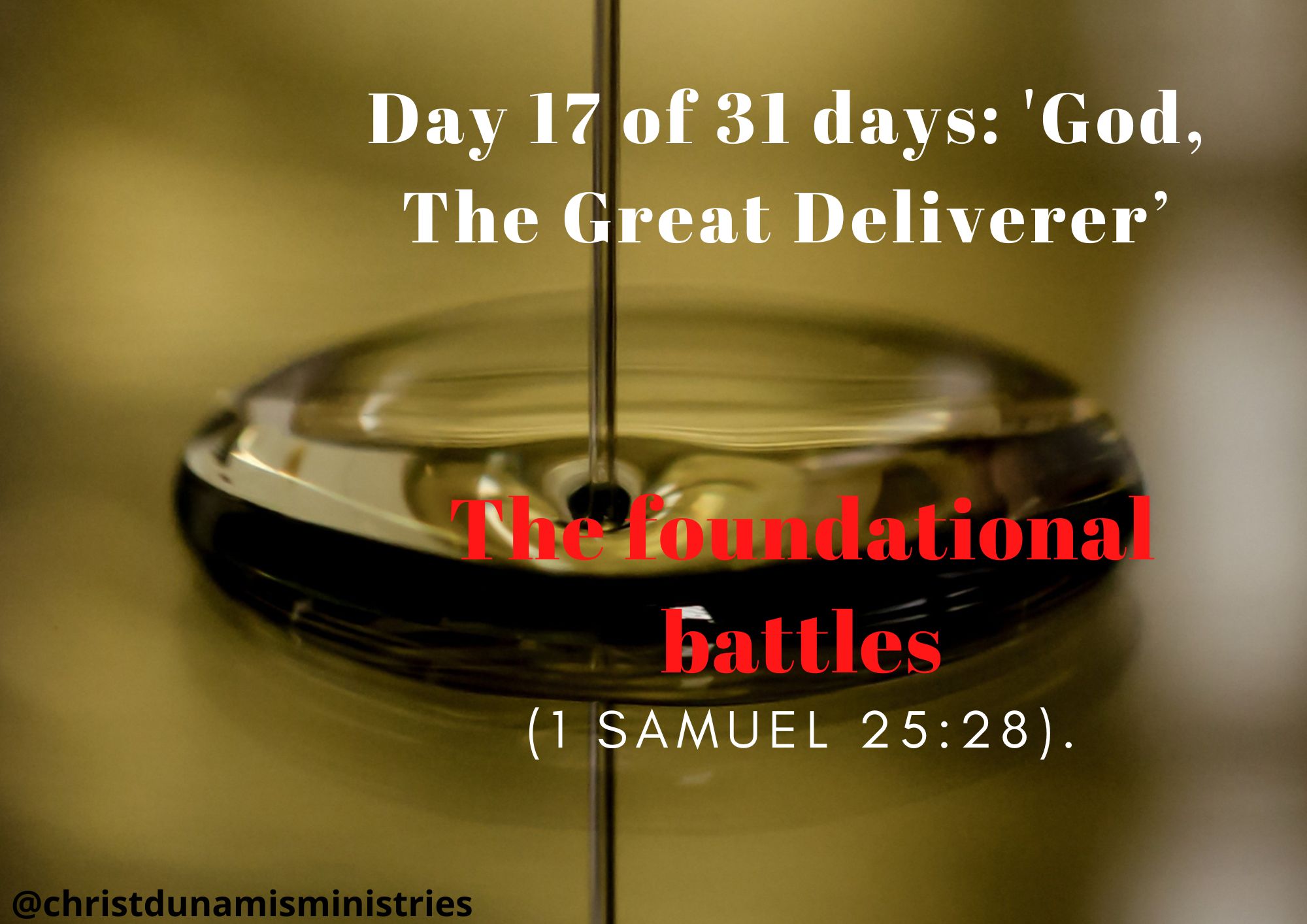 The foundational battles