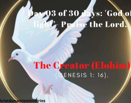 The Creator (Elohim)