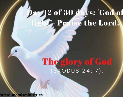 The glory of God