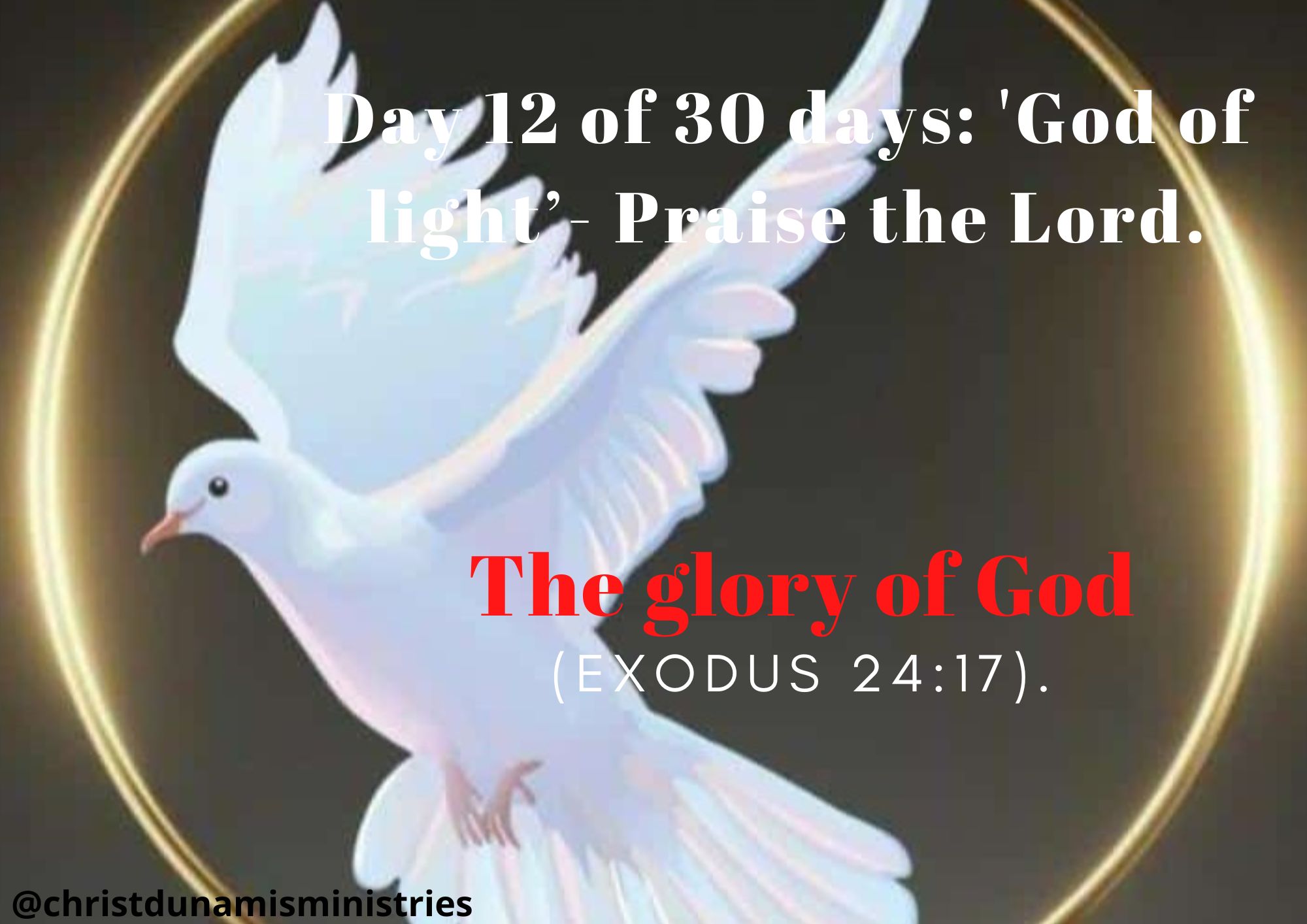 The glory of God