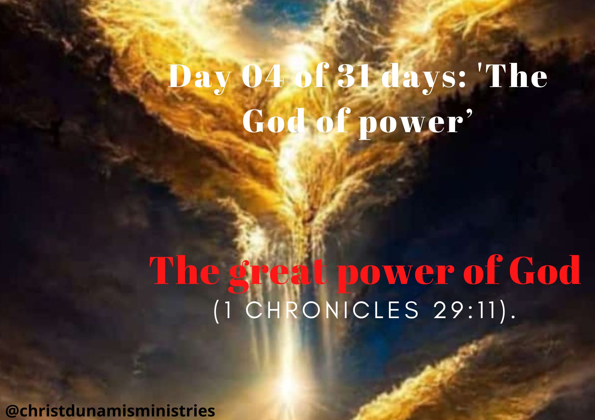 The great power of God