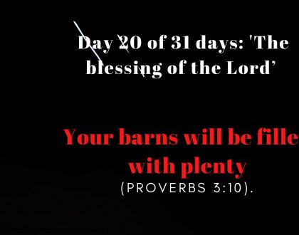 Your barns will be filled with plenty