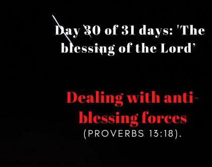 Dealing with anti-blessing forces