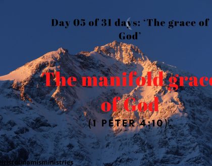 The manifold grace of God